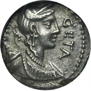 République romaine, C. Hosidius C.f. Geta, Denier 68 av.
