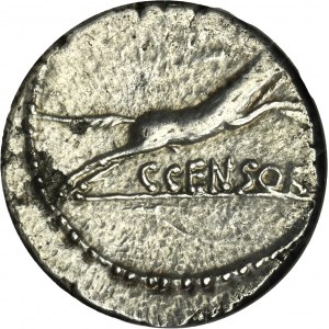 Roman Republic, C. Marcius Censorinus, Denarius 88 BC