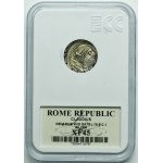Roman Republic, Ti. Claudius Nero, Denarius serratus 79 BC