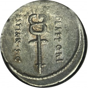 Roman Republic, M. Plaetorius M.f. Cestianus, Denarius 69 BC
