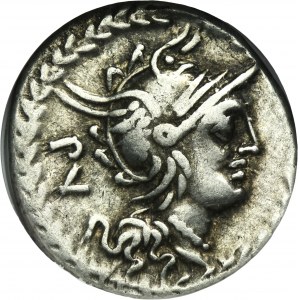 Roman Republic, M. Lucilius Rufus, Denarius 101 BC