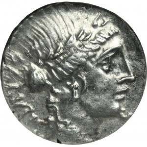 Roman Republic, Mn. Acilius Glabrio, Denarius 49 BC
