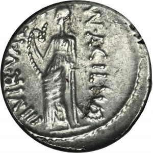 Roman Republic, Mn. Acilius Glabrio, Denarius 49 BC