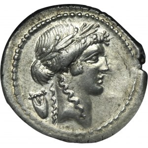 Roman Republic, Clodius Turrinus, Denarius 42 BC
