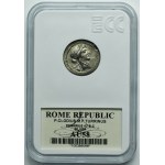 Roman Republic, Clodius Turrinus, Denarius 42 BC