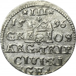 Sigismond III Vasa, Troïka Riga 1596 - LI - NON SUGGÉRÉ