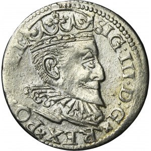 Sigismund III Vasa, 3 Groschen Riga 1596 - LI