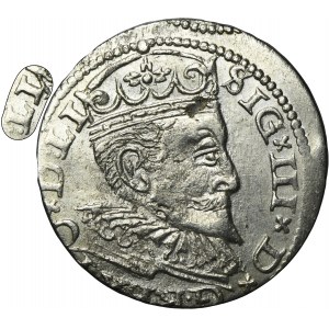 Sigismund III Vasa, 3 Groschen Riga 1596 - LI - UNLISTED