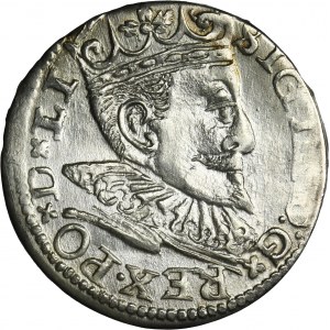 Sigismund III Vasa, 3 Groschen Riga 1596 - LI