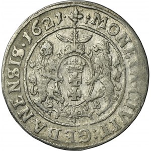 Sigismund III Vasa, 1/4 Thaler Danzig 1621 - RARE