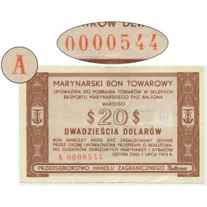 Baltona, 20 dolarów 1973 - A - RZADKA SERIA