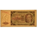 10 zloty 1948 - SPECIMEN - AA 8900000/1234567 - PMG 64