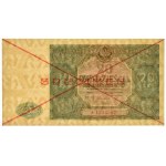 20 złotych 1946 - SPECIMEN - A - PMG 67 EPQ - OKAZOWY