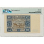 100 złotych 1948 - AA - NIEOBIEGOWY - NIEBIESKI - PMG 58 - RZADKOŚĆ