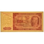 100 złotych 1948 - SPECIMEN - AG 1234567/8900000 - PMG 65 EPQ