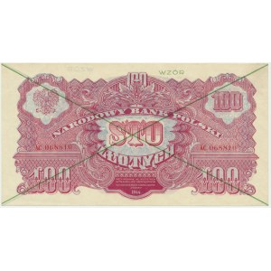 100 złotych 1944 ...owym - WZÓR - AC 068... -