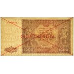 1.000 złotych 1946 - SPECIMEN - B 8900000/1234567 -