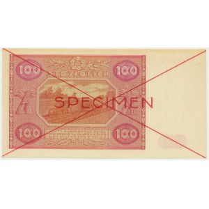 100 złotych 1946 - SPECIMEN - A 8900000/1234567 -