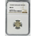 Hungary, Ferdinand I, Kremnitz 1553 - NGC MS63