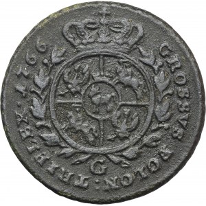 Poniatowski, 3 Groschen Krakau 1766 G