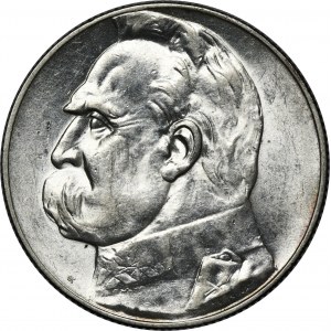 Pilsudski, 5 zlotys 1938