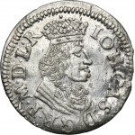 John II Casimir, 2 Groschen Danzig 1651 GR - RARE, wide cartouche, rhomb in the date