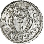 John II Casimir, 2 Groschen Danzig 1651 GR - RARE, wide cartouche, rhomb in the date