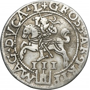 Sigismund II August, 3 Groschen Vilnius 1562 - L/LI
