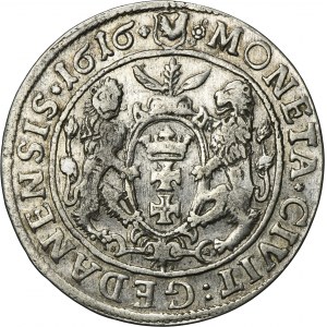 Sigismund III Vasa, 1/4 Thaler Danzig 1616