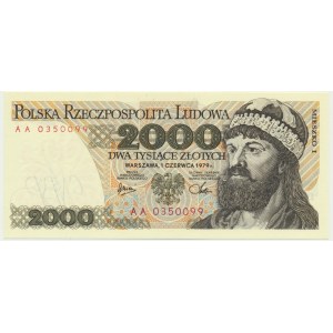 2.000 złotych 1979 - AA -