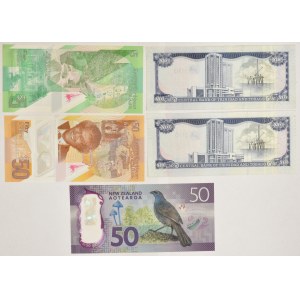 Group of world banknotes (5 pcs.)