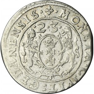 Sigismund III Vasa, 1/4 Thaler Danzig 1623 - PR•