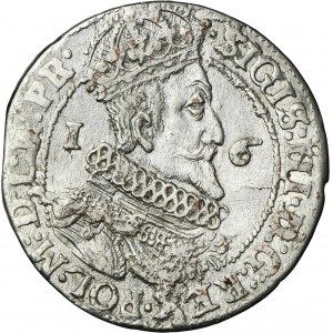 Sigismund III Vasa, 1/4 Thaler Danzig 1624/3 - PR•