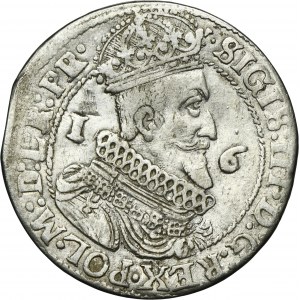 Sigismund III Vasa, 1/4 Thaler Danzig 1624/3 - PR•
