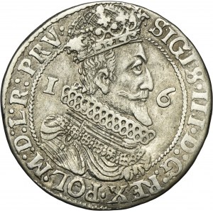 Sigismund III Vasa, 1/4 Thaler Danzig 1624/3 - PRV• - RARER