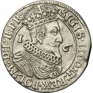 Sigismund III Vasa, 1/4 Thaler Danzig 1624/3 - PR•