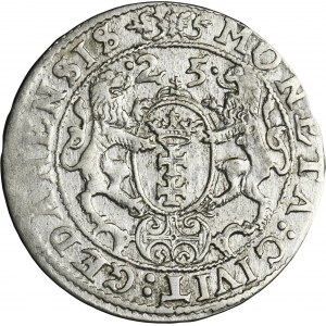 Sigismund III Vasa, 1/4 Thaler Danzig 1625 - P: