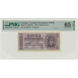 Ukraine, 2 Karbowanez 1942 - PMG 65 EPQ - RARE