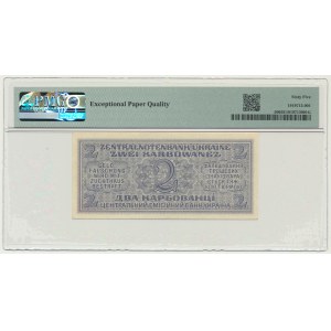 Ukraine, 2 Karbowanez 1942 - PMG 65 EPQ - RARE