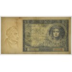 5 złotych 1930 - Ser.H - rzadka odmiana jednoliterowa - ŁADNY