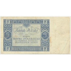 5 or 1930 - Ser.T - rare variété à une lettre