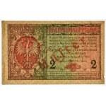 2 Marks 1916 - Jeneral - SPECIMEN - RARE