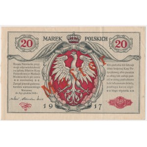 20 Mark 1916 - Jeneral - SPECIMEN - RARE
