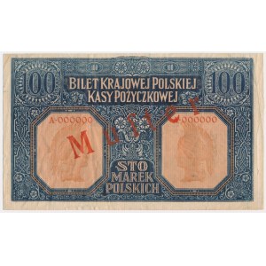 100 Mark 1916 - Jeneral - SPECIMEN - RARE