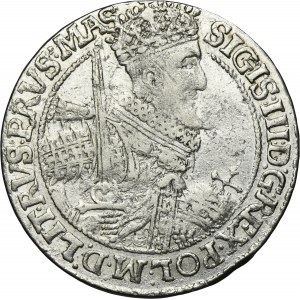 Sigismund III Vasa, 1/4 Thaler Bromberg 1621 - PRVS MAS