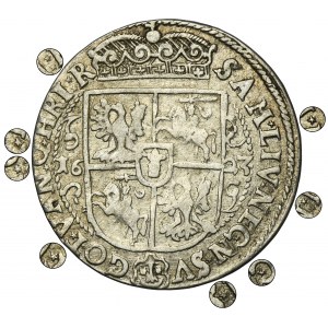 Sigismund III Vasa, 1/4 Thaler Bromberg 1623 - PRVS M - RARE, stars on the reverse