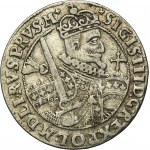 Sigismund III Vasa, 1/4 Thaler Bromberg 1623 - PRVS M - RARE, stars on the reverse