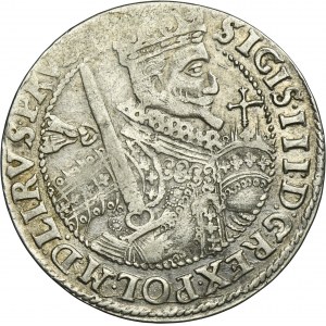 Sigismund III Vasa, 1/4 Thaler Bromberg 1623 - PRVS M