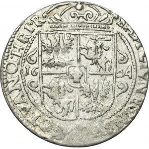 Sigismund III Vasa, 1/4 Thaler Bromberg 1624 - PRVS M