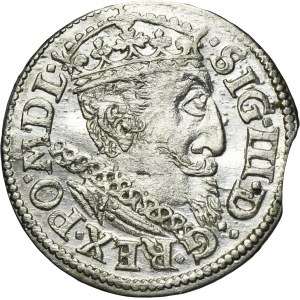 Sigismund III Vasa, 3 Groschen Riga 1619 - RARE